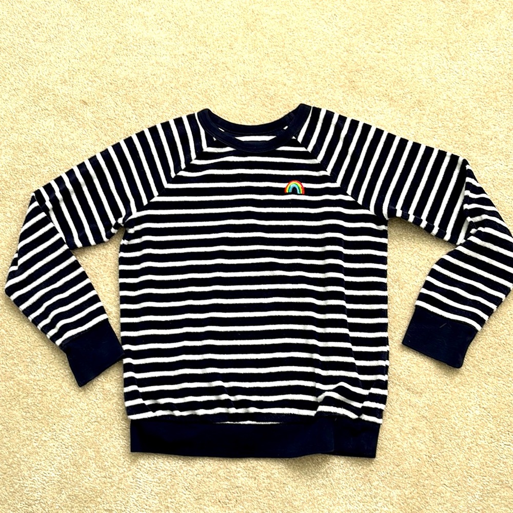 EUC GAP L/S terry lightweight sweatshirt